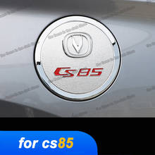 For Changan Cs85 Car Fuel Tank  Cover exterior Accessories Mouldings coupe abs 2018 2019 2020 2021 2022 2023 decoration 2024 - buy cheap
