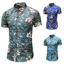 Summer New Arrival Mens Hawaiian Shirt  Men Casual Camisa Masculina Printed Mens Hawaiian Shirt Thin Short Sleeve Shirts 6xl 2024 - buy cheap