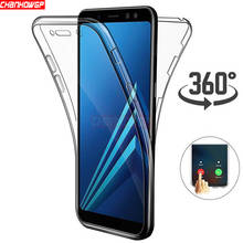 Двойной защитный чехол для Samsung Galaxy J4 J6 J8 A6 A8 2018 J1 J3 J5 J7 2017 A3 A5 2016 S7 Edge S8 S9 Plus Neo, мягкий чехол из ТПУ 2024 - купить недорого