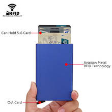 Slim Thin Rfid Card Holder Men Wallet Money Bag Male Vintage Short Purse 2022 Small Magic Mini Pocket Wallet Pop Up Smart Wellet 2024 - buy cheap