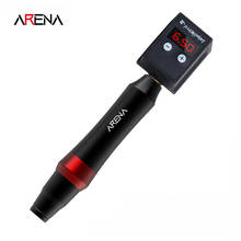 Arena Stable Light PMU Permanent Makeup Rotary Tattoo Machine Pen Kit Rechargeable LCD RCA Battery Power Supply Supplies Set 2024 - compre barato