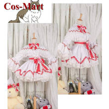 Cos-Mart Game Touhou Project LilyWhite Cosplay Costume Fairy Beautiful Fairy Series Dress Role Play Clothing Custom-Make 2024 - buy cheap