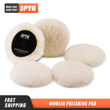 (Bulk Sales) SPTA 1"/2"/3"/6"/7" Australian Wool Polishing Pad High Density Lambs For Dual Action Rotary Polisher 2024 - buy cheap