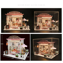 Doll House Toys for Children Furniture Miniature Dollhouses Wooden Assembly Dollhouse casa Christmas New Year Gifts C007 2024 - buy cheap