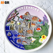 Creatividad, recuerdo turístico de Londres, platos decorativos nórdicos de Francia, colgante de fondo para sofá de pared, disco de cerámica pintado a mano de 15CM 2024 - compra barato