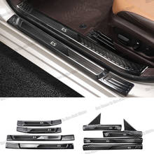 Protector de umbral de puerta de coche, accesorios antiarañazos para Lexus Es Es300h 200 es350 300h 2018 2019 2020 2021 2022 350 2024 - compra barato