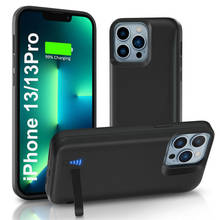Fundas de carga de batería para iPhone 12 Pro Max, funda de batería de silicona a prueba de golpes, funda para iPhone 12 Mini Powerbank 2024 - compra barato