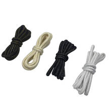 Weiou-cordones de cuerda redondos con purpurina brillante, color negro, dorado y plateado, para zapatos metálicos personalizados 2024 - compra barato