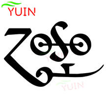 Zoso-adesivo decorativo com símbolo da arte em pvc, cores personalizáveis, protetor solar, adesivo à prova d'água 2024 - compre barato