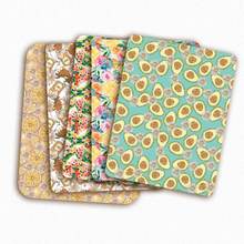 IBOWS Polyester Cotton Sheet Summer Fruit Avocado Printed Cloth Fabric Patchwork Home Textile DIY Masks Bags Craft 45*145cm/pc 2024 - buy cheap