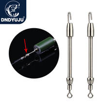 DNDYUJU 10/30pcs Fishing Connector Stainless Steel Sheath Tube Fishing Line Quick Pin Fast Winding Swivel Fishing Accessories 2024 - buy cheap