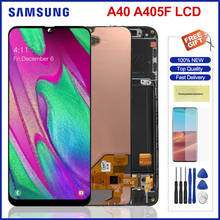 5.9 "lcd original para samsung galaxy a40 a405 display lcd painel da tela de toque digitador assessmbly para samsung a405 a405f a405fn 2024 - compre barato