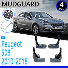 Mudguards fot for Peugeot 508 SW 508sw 2010~2018  2011 2015 2016 2017  Car Accessories Mudflap Fender Auto Replacement Parts 2024 - buy cheap