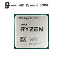 Процессор AMD Ryzen 5 5600X R5 5600X 3,7 ГГц, шестиядерный процессор с двенадцатью потоками, 7 нм, 65 Вт, L3 = 32M 100-000000065, разъем AM4 2024 - купить недорого