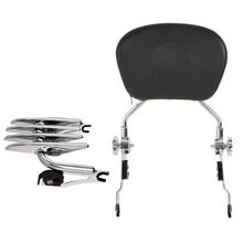 Barra de bagagem para motocicleta sissy, rack + kit de encaixe para harley touring, electra, glide, rei da estrada cvo 2014-2020 2009 2024 - compre barato