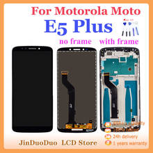 AAA + для Motorola Moto E5 плюс XT1924 XT1924-1 XT1924-2 ЖК-дисплей, сенсорный экран, дигитайзер, для сборки, с корпусом, запасные части 2024 - купить недорого