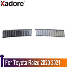 For toyota Raize 2020 2021 Stainless Steel Inner Rear Trunk Bumper Protector Cover Trim Door Sill Car Accessories Styling 2024 - buy cheap
