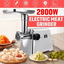 2800W 220V Multi Funcional Meat Grinder Stainless Steel Electric Meat Grinders Home Meat Mincer Heavy Duty Household Meat Mincer 2024 - buy cheap