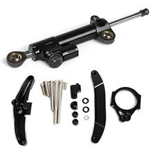 Estabilizador de amortiguador de dirección CNC, Kit de montaje de soporte para Yamaha FZ1 FAZER 2006 - 2015 2014 2013, accesorios de motocicleta 2024 - compra barato