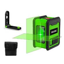 2 Lines Self-leveling Laser Level Green Laser Level Vertical &amp; Horizontal Cross Line Powerful Laser Beam Line Without Battery