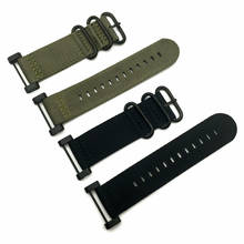 Pulseira de relógio de nylon de alta qualidade, pulseira para suunto core transversal, nylon, zulu, 24mm + 1 conjunto de adaptadores + ferramentas 2024 - compre barato