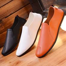 2021 new spring and summer men casual shoes men loafers men casual natural leather loafers mens leather shoes 2024 - buy cheap