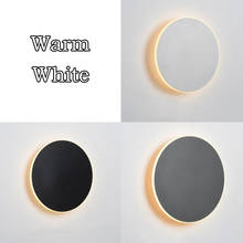 Touch Switch LED Wall Light Modern Nordic Style Round Wall Lamp for Bedroom Living Room Loft Stair Corridor Indoor Lighting 2024 - buy cheap