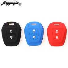 jingyuqin 30pcs/lot Silicone Car Key Cover FOB Case for Isuzu DMAX MUX Truck 2 Buttons Remote Key Case for Isuzu Car Car-styling 2024 - buy cheap