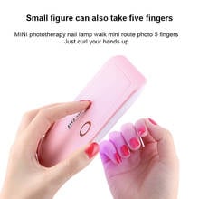 36W Mini Portable Nail Art Lampe Dryer USB LED UV Cure Lampe UV LED Gel Vernis Nail Gel Polish Nail Dryer Machine Nail Art Tools 2024 - buy cheap