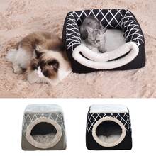 Pet Bed Cats Dogs Soft Nest Kennel Soft Sleeping Bag Mat Pad Tent Kitten Puppy Teddy Foldable Kennel Bed Dog Cat Pet Supplies 2024 - buy cheap