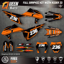 Kit de calcomanías gráficas personalizadas QUEEN X MOTOR para KTM, 2019, 2020, SX, SXF, 2020, 2021, EXC, XC-W, EXC-F, 018 2024 - compra barato