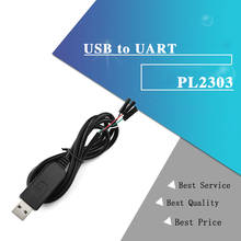 Módulo de cabo pl2303, pl2303hx usb para uart ttl, conversor rs232 de 4 pinos, 1 peça 2024 - compre barato