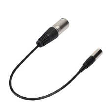 Cable de Audio Mini XLR de 3 pines macho a Canon para transferir la interfaz del micrófono de la Cámara, Cable convertidor de Audio 2024 - compra barato