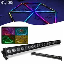 24x3w RGB 3IN1 Led Wall Washer Light DMX Wash Bar Led lamp 2/4/6/7/12/24 channels 25 Degree Lens angle for Stage Party Disco DJ 2024 - buy cheap