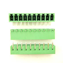 (50pcs/lot) 15EDG-3.5-10P Bend Pin PCB Screw Terminal Block Connector 3.5mm Pitch 10 Pins Plug in 2024 - buy cheap