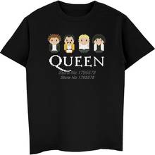 Queen Rock Band T Shirt Cotton Short Sleeve Funny Cartoon Tshirt Men Leisure Plus Size T Shirts Fitness Tees Tops Harajuku 2024 - buy cheap