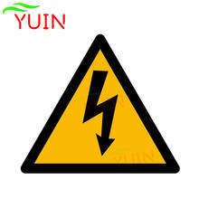 High Voltage Decal Warning Of Dangerous Car Sticker Personality PVC Decoration Accessories Waterproof Sunscreen Decals 15*13cm 2024 - buy cheap