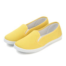 Loafererermulheres sapatos respiráveis de cano baixo, alpargatas, sapatos de lona feminino, tênis de verão, o pequeno, branco, 2021 2024 - compre barato