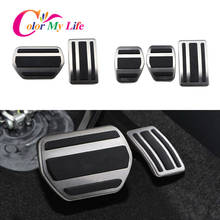 Color My Life Stainless Steel AT MT Car Pedals for Peugeot 508 Citroen C5 2012-2014 C6 Accessories Gas Brake Cluth Pedal Cover 2024 - buy cheap