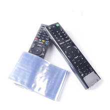 Saco de filme encolhível de controle remoto, capa de controle remoto de tv com controle remoto para ar-condicionado, protetor anti-poeira, 10 peças 2024 - compre barato