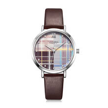 Classic Check Julius Women's Watch Japan Quartz Lady Classic Hours Fashion Clock Bracelet PU Leather Girl's Birthday Gift Box 2024 - buy cheap