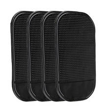 Almohadilla adhesiva ic negra de 4 piezas, alfombrilla antideslizante para salpicadero de coche, para teléfono móvil 2024 - compra barato