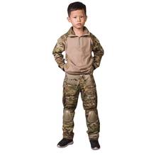 Emersongear Childs G3 Uniform Shirt Pants Tactical Suit Kids Camouflage Suit airsoft Hunting Sportswear 5Y-14Y Kids Tracksuit 2024 - buy cheap