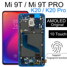 AMOLED con marco Mi 9T Pro LCD rojo mi K20 Pro pantalla Lcd piezas pantalla táctil digitalizadora para Xiao mi 9T MI 9T Pro rojo mi K20 Lcd 2024 - compra barato