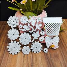 Leaves Flower Metal Cutting Dies Stencil DIY Scrapbooking Album Stamp Paper Card Embossing Craft Decor Drop Shipping 2024 - buy cheap