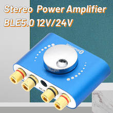 Bluetooth 5.0 10W/15W/20W Stereo Power Amplifier Board Mobile Control APP 12V/24V High Power Digital Amplifier Module DC8-24V 2024 - buy cheap