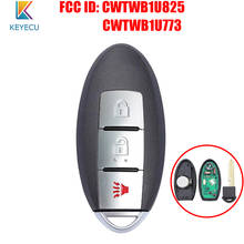 KEYECU FCC ID: CWTWB1U825 / CWTWB1U773 for Nissan Armada Cube Remote Car Key Fob 3 Buttons FSK 433MHz ID46 Model: TWB1U825 2024 - buy cheap