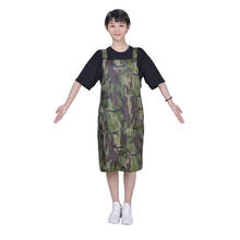 High Quality Waterproof Camouflage Apron For Hairdresser Gown Working Uniform Cafe Apron Anti Dust Outdoor Cloth Hair Apron 2024 - buy cheap
