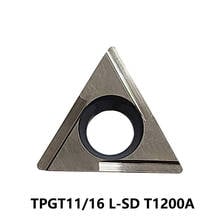 Original TPGT 110304 160404 TPGT110304L-SD TPGT160404L-SD T1200A Lathe Cutter TPGT110304 TPGT160404 Carbide Inserts Turning Tool 2024 - buy cheap