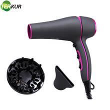 2200W Hair Dryer Professional Salon Dry  Negative Ionic Blowdryer with Diffuser 2 Speed 3 Heat Settings Low Noise  Nozzles 2024 - buy cheap